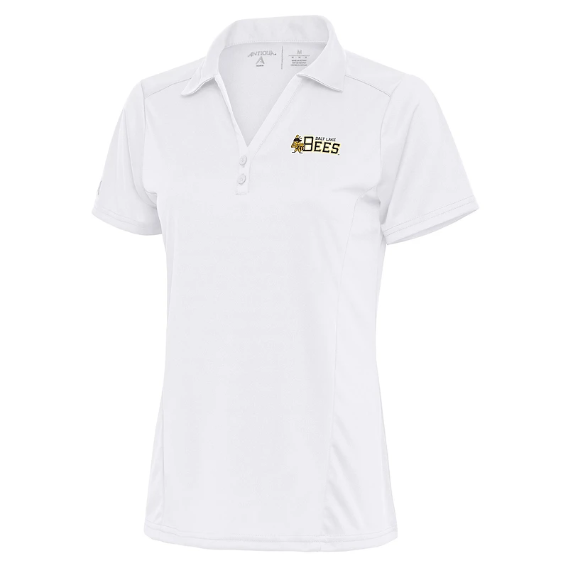 Polo hommage aux Salt Lake Bees d'Antigua pour femme, blanc