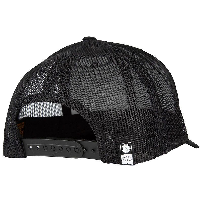 Casquette Snapback Salty Crew Black Fishery Retro Trucker pour hommes