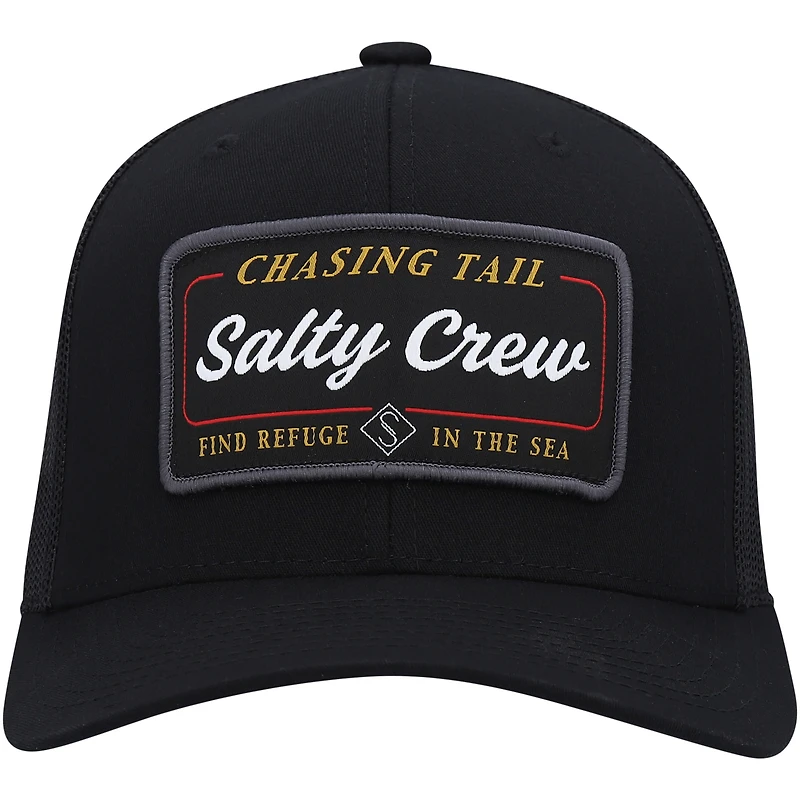 Casquette de camionneur rétro Salty Crew Marina noire pour hommes