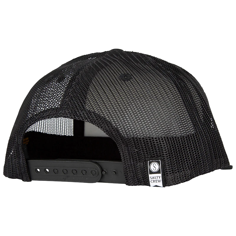 Men's Salty Crew Black Sheepy Foamy Trucker Snapback Hat