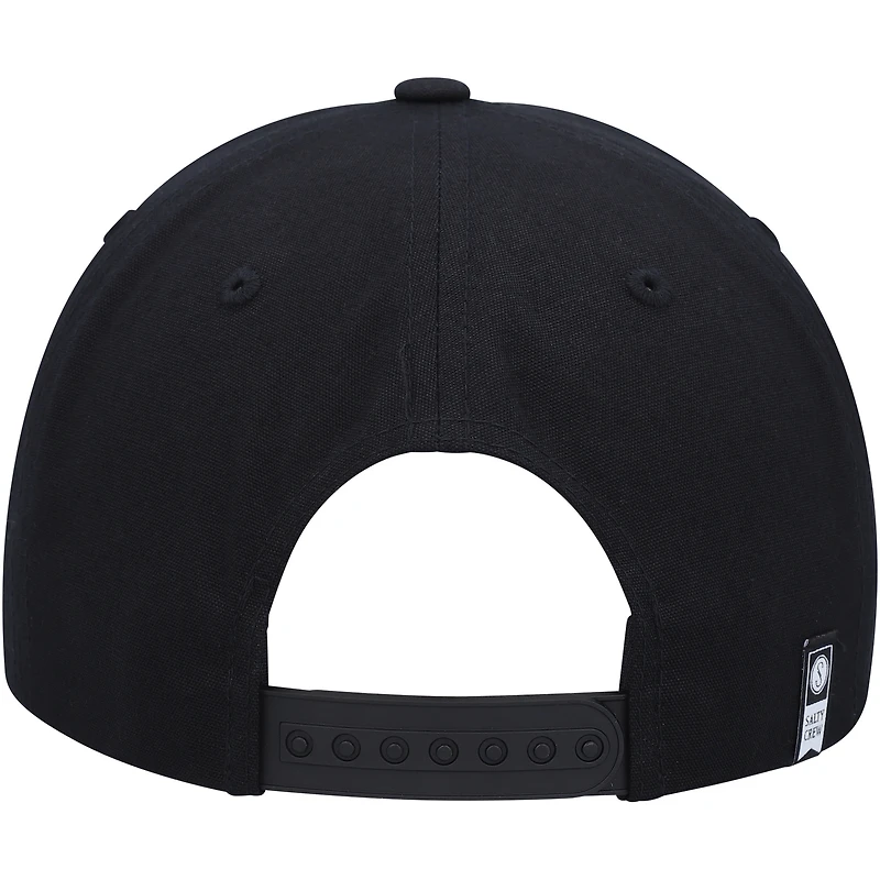 Casquette Snapback Salty Crew Tuna Time noire pour hommes