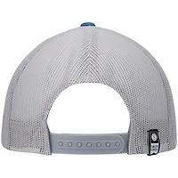 Men's Salty Crew Blue/Gray Bottom Dweller Retro Trucker Snapback Hat