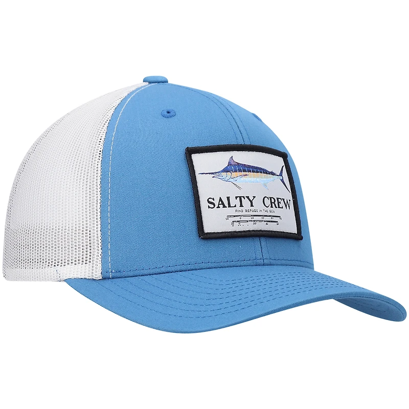 Casquette Snapback Salty Crew Blue/Silver Marlin Mount Retro Trucker pour homme