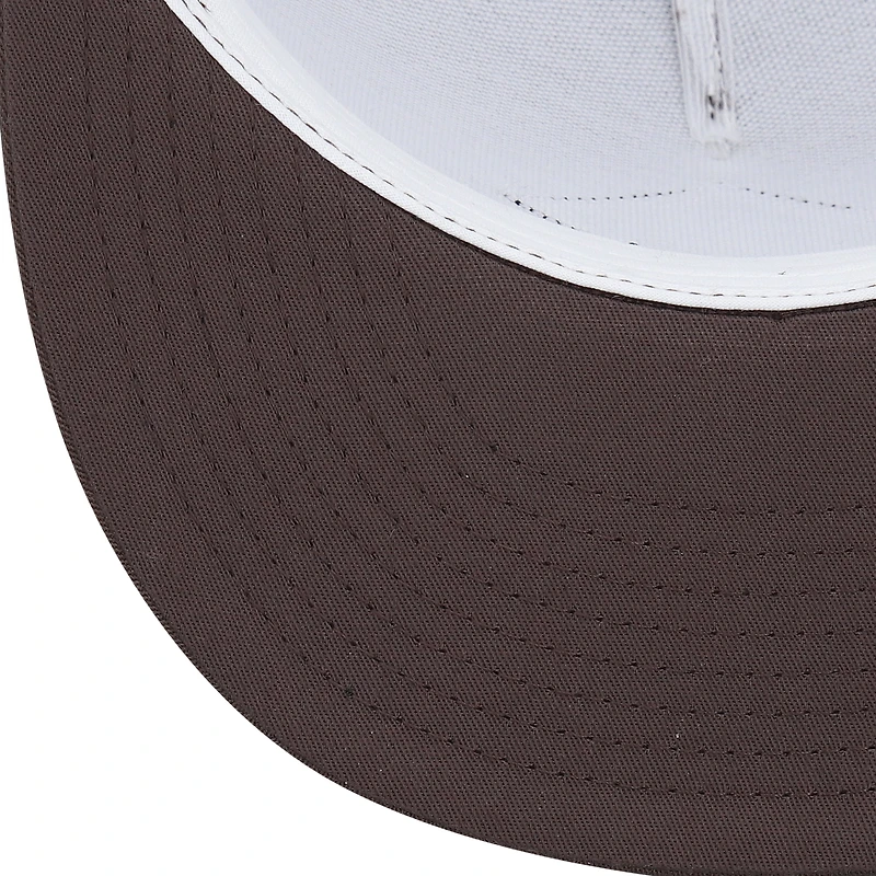 Casquette Snapback Salty Crew marron/blanc Tippet Trucker pour hommes