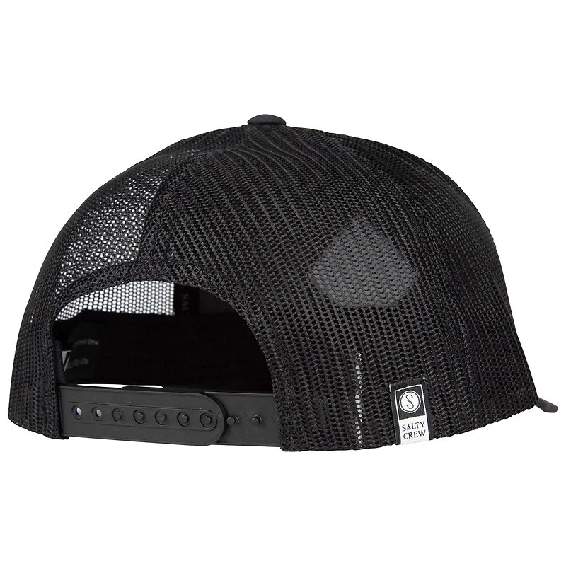 Men's Salty Crew Camo/Black Sealine Retro Trucker Snapback Hat