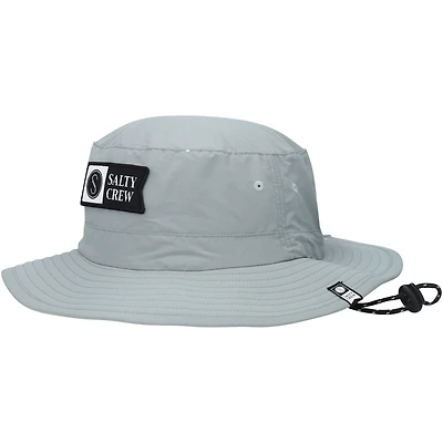 Chapeau bob Salty Crew Alpha Tech Boonie gris pour hommes
