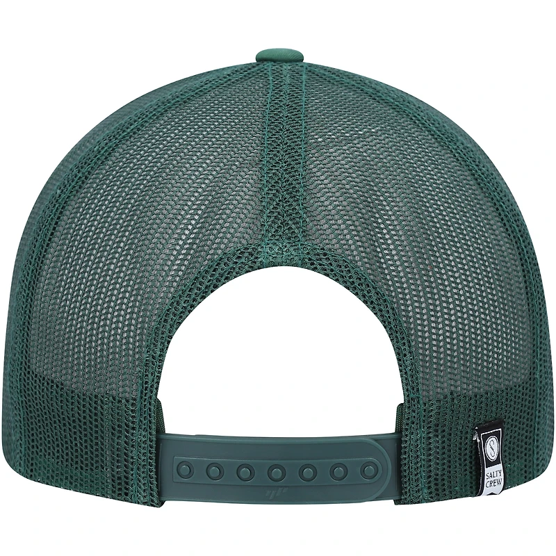 Casquette Snapback de camionneur rétro Salty Crew Green Fly Guy pour hommes