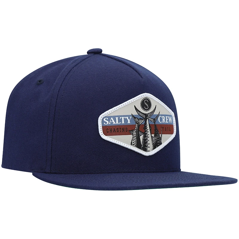 Casquette snapback à queue haute marine Salty Crew pour hommes