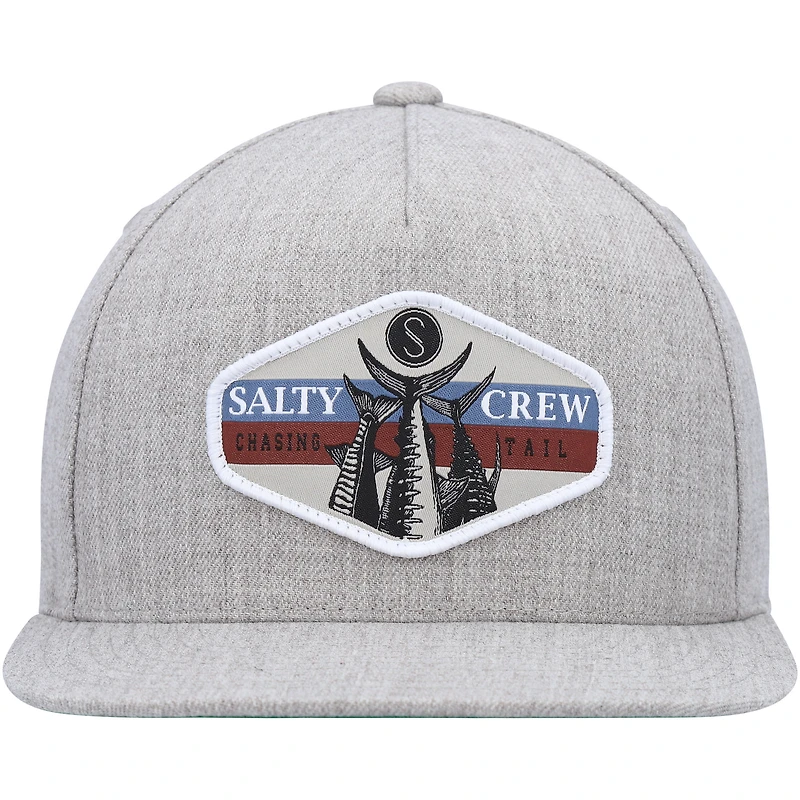 Men's Salty Crew Oatmeal High Tail Snapback Hat