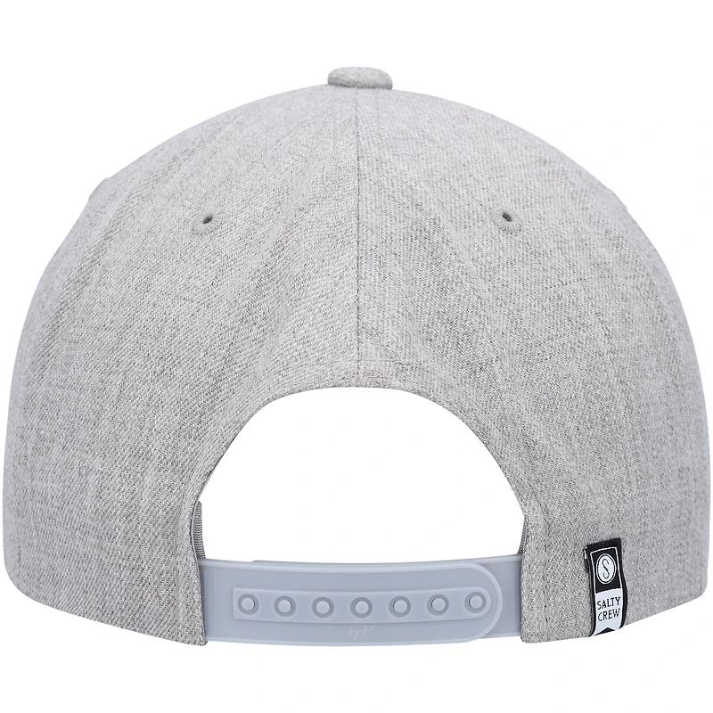 Men's Salty Crew Oatmeal High Tail Snapback Hat