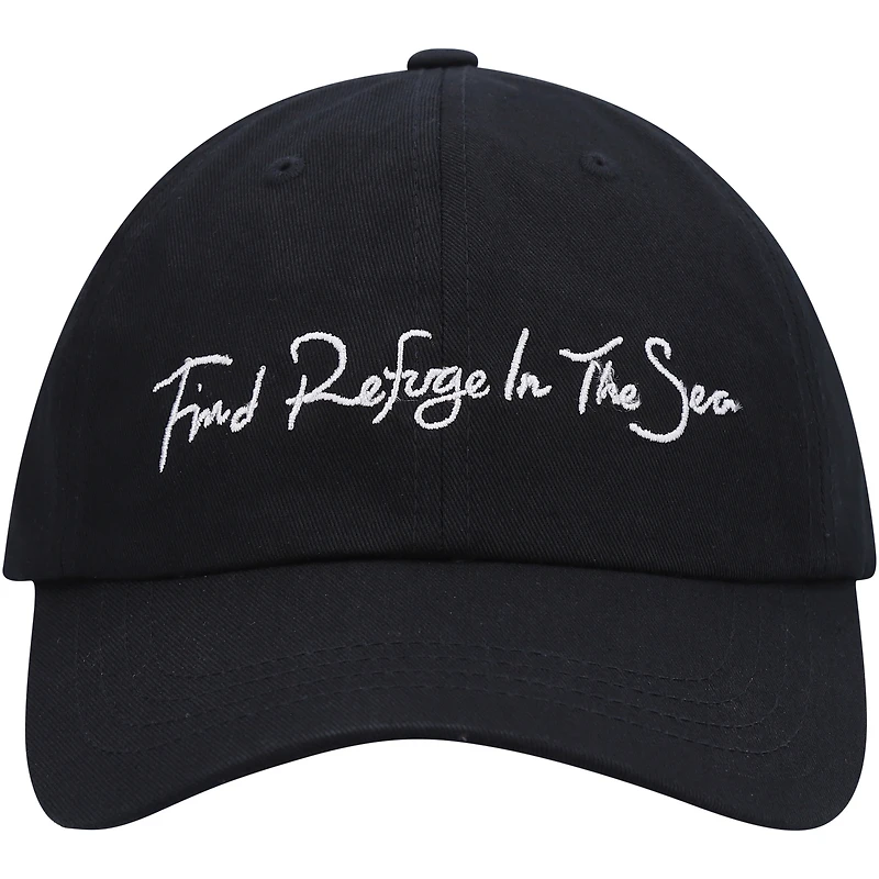 Women's Salty Crew Black Refuge Dad Adjustable Hat