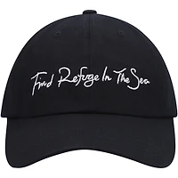 Women's Salty Crew Black Refuge Dad Adjustable Hat