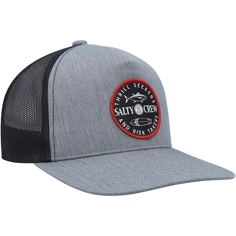 Casquette Snapback Salty Crew Heather Grey Flip-Flop Trucker pour jeunes