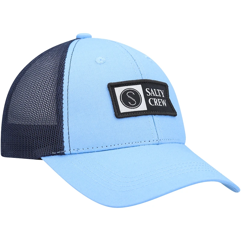 Casquette Snapback Retro Trucker Pinnacle Salty Crew bleu clair/marine pour jeunes