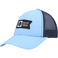Casquette Snapback Retro Trucker Pinnacle Salty Crew bleu clair/marine pour jeunes