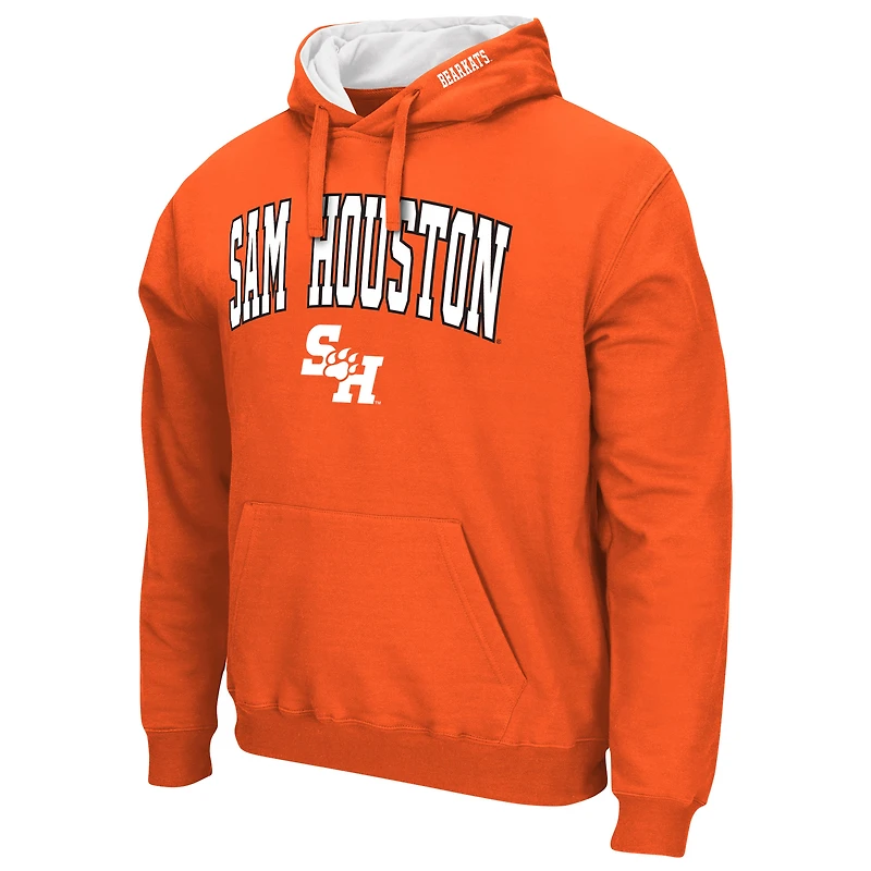 Sweat à capuche Colosseum Orange Sam Houston State Bearkats Arch & Logo pour homme
