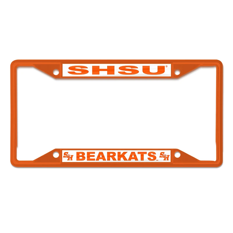 WinCraft Sam Houston State Bearkats Cadre de plaque d'immatriculation couleur chrome