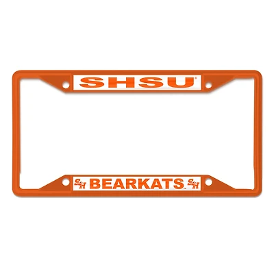 WinCraft Sam Houston State Bearkats Cadre de plaque d'immatriculation couleur chrome