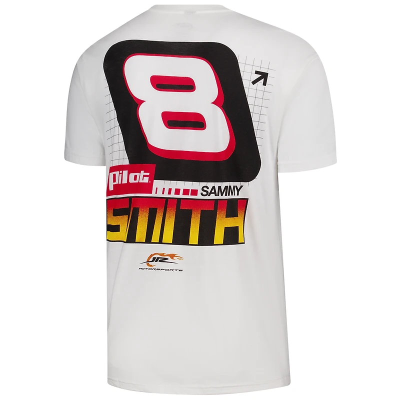 Men's Classic Ink White Sammy Smith Pilot Sign 2-Spot T-Shirt