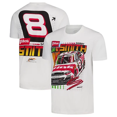 Men's Classic Ink White Sammy Smith Pilot Sign 2-Spot T-Shirt