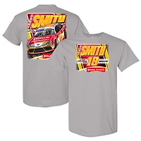 Men's Joe Gibbs Racing Team Collection  Gray Sammy Smith 2023 #18 Pilot/Flying J T-Shirt