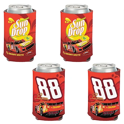 WinCraft Sammy Smith Cerise SunDrop 12oz. Pack de quatre refroidisseurs de canettes