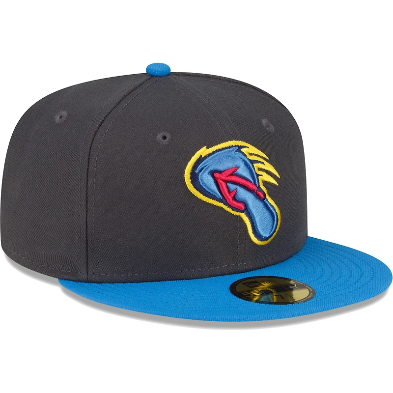 Casquette ajustée 59FIFTY San Antonio Missions Copa De La Diversion New Era noire pour homme