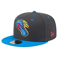 Casquette ajustée San Antonio Missions New Era pour hommes, gris/bleu, Copa de la Diversión 59FIFTY