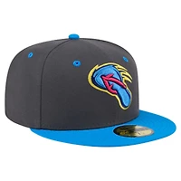 Casquette ajustée San Antonio Missions New Era pour hommes, gris/bleu, Copa de la Diversión 59FIFTY