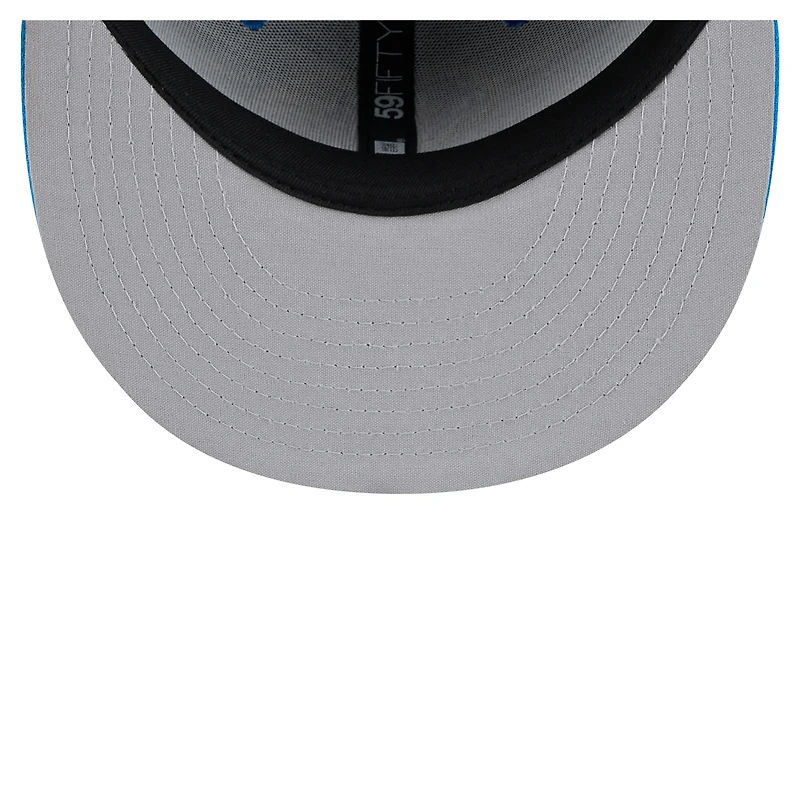 Casquette ajustée San Antonio Missions New Era pour hommes, gris/bleu, Copa de la Diversión 59FIFTY