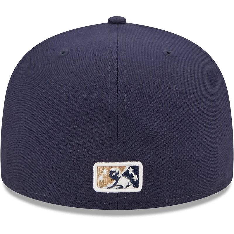 NWE SAMISS NAVY ROAD MIB AUTHENTIC COLLECTION 59FIFTY HATMENHIC