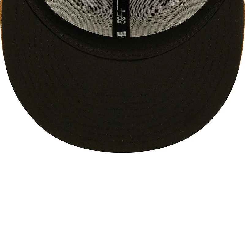 Casquette ajustée New Era 59FIFTY pour homme, bleu marine, collection authentique des San Antonio Missions.