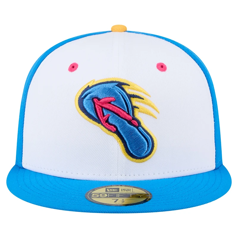 Men's New Era Gray/Blue San Antonio MissionsCopa de la Diversión 59FIFTY Fitted Hat