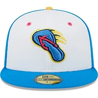 Men's New Era White/Blue San Antonio Missions Copa De La Diversion 59FIFTY Fitted Hat