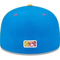 Men's New Era White/Blue San Antonio Missions Copa De La Diversion 59FIFTY Fitted Hat