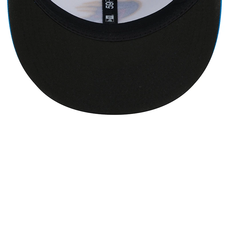 Men's New Era White/Blue San Antonio Missions Copa De La Diversion 59FIFTY Fitted Hat
