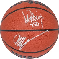David Robinson and Victor Wembanyama San Antonio Spurs Dual-Signed Wilson Authentic Series Indoor/Outdoor Basketball