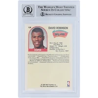 David Robinson San Antonio Spurs Autographed 1989-90 Hoops Series 1 #138 Beckett Fanatics Witnessed Authenticated 10 Rookie Card