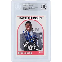 David Robinson San Antonio Spurs Autographed 1989-90 Hoops Series 1 #138 Beckett Fanatics Witnessed Authenticated Rookie Card 