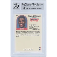 David Robinson San Antonio Spurs Autographed 1989-90 Hoops Series 1 #310 Beckett Fanatics Witnessed Authenticated 10 Rookie Card