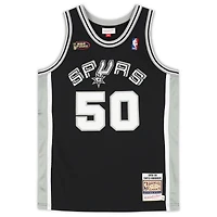 David Robinson San Antonio Spurs Autographed Black Mitchell & Ness 1988-89 Authentic Jersey