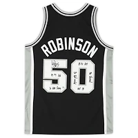 David Robinson San Antonio Spurs Autographed Black Mitchell & Ness 1988-89 Authentic Jersey