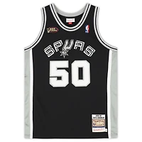 David Robinson San Antonio Spurs Autographed Black Mitchell & Ness 1988-89 Authentic Jersey
