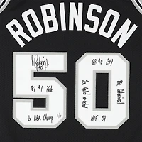 David Robinson San Antonio Spurs Autographed Black Mitchell & Ness 1988-89 Authentic Jersey