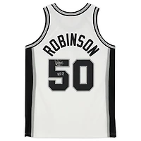 David Robinson San Antonio Spurs Autographed White Mitchell & Ness 1988-89 Authentic Jersey