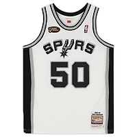 David Robinson San Antonio Spurs Autographed White Mitchell & Ness 1988-89 Authentic Jersey