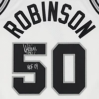 David Robinson San Antonio Spurs Autographed White Mitchell & Ness 1988-89 Authentic Jersey