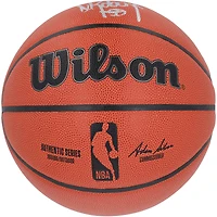 Réplique de ballon de basket Wilson autographiée par David Robinson des San Antonio Spurs