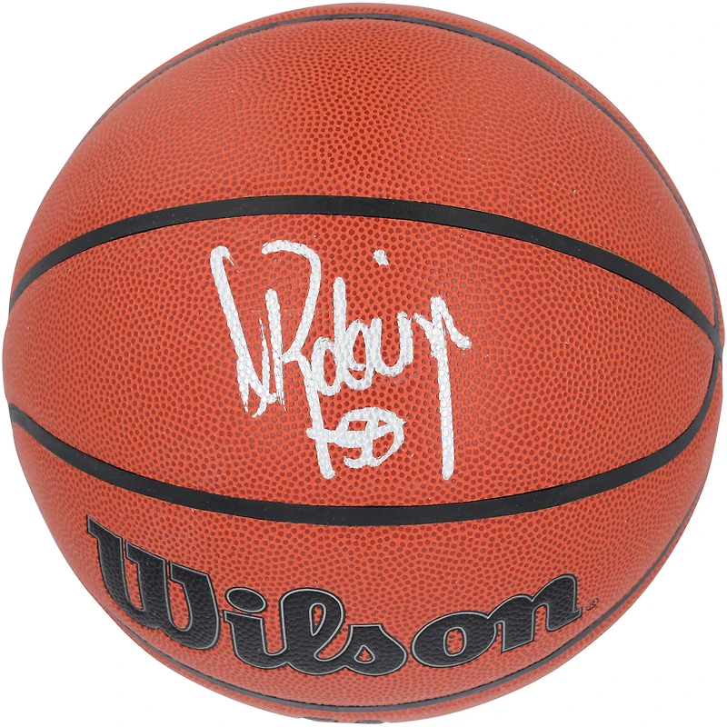 Réplique de ballon de basket Wilson autographiée par David Robinson des San Antonio Spurs