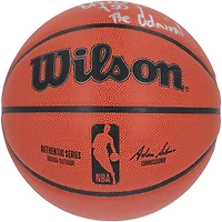 David Robinson, Victor Wembanyama San Antonio Spurs Autographed Wilson Authentic Series Indoor/Outdoor Basketball with "The Alien" and "The Admiral" Inscriptions